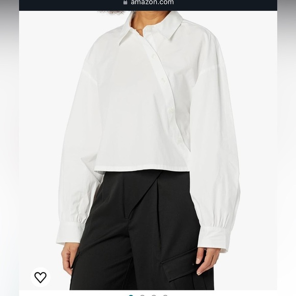 The Drop Button Down Medium Blouse - Picture 1 of 7